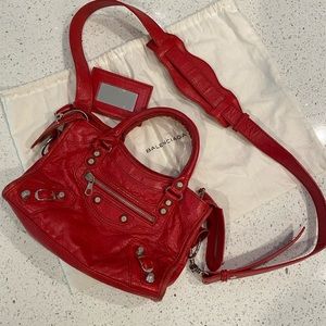 Balenciaga Motocross Classic Mini City Bag